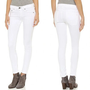 Rag & Bone Tomboy Skinny Stretch Jeans White Casual Denim Women’s 32